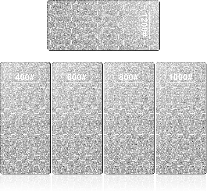 Diamond Sharpening Stone, 5 Pcs Knife Sharpening